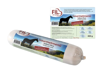 Fil - Pferd mit Apfel & Karotten