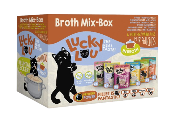 Lucky Lou- Brühe-Mix-Box 12x70g