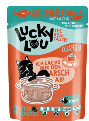 Lucky Lou - Thunfisch & Lachs in Brühe 70g