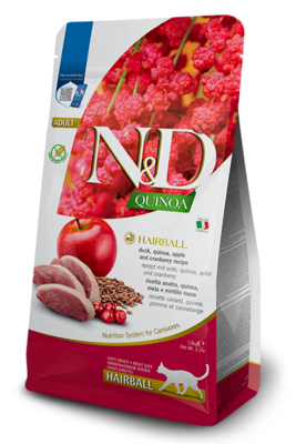 Farmina - N&D Quinoa feline Hairball 300g