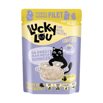 Lucky Lou - Hühnerfilet in Brühe 70g