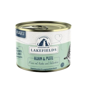 Lakefields - Classic Nassfutter-Menü Huhn und Pute 6x200g