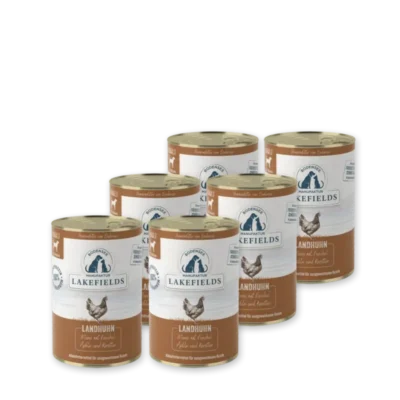 Lakefields - Classic Nassfutter-Menü Huhn 6x400g