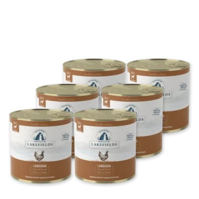 Lakefields - Classic Nassfutter-Menü Huhn 6x800g