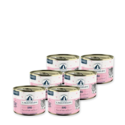Lakefields - Classic Nassfutter-Menü Rind 6x200g