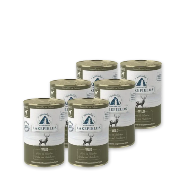 Lakefields - Classic Nassfutter-Menü Wild 6x400g