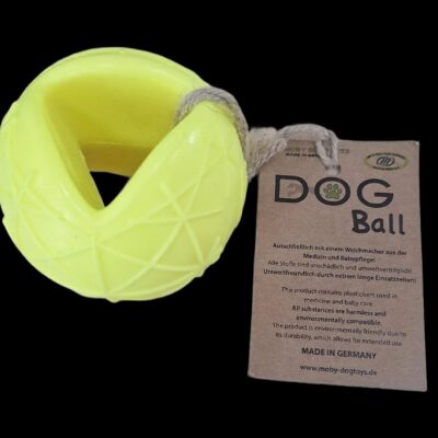 Moby Dog Ball - Hundeball L - gelb