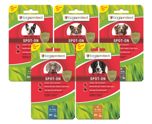Bogaprotect - Spot-On Hund - Zecken und Flohschutz