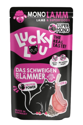 Lucky Lou SuperMono Lamm 125g | Monoprotein