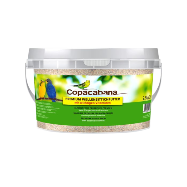 Copacabana Premium Wellensittichfutter 2,5 kg mit Vitaminen