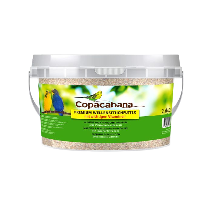 Copacabana Premium Wellensittichfutter 2,5 kg mit Vitaminen