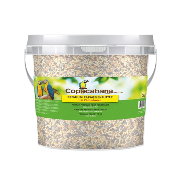 Copacabana Premium Papageienfutter mit Chilischoten