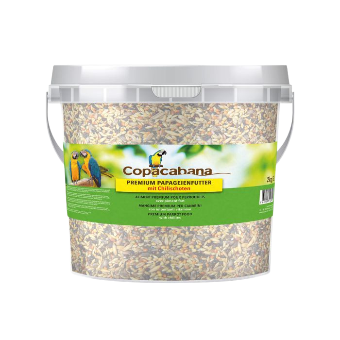 Copacabana Premium Papageienfutter mit Chilischoten