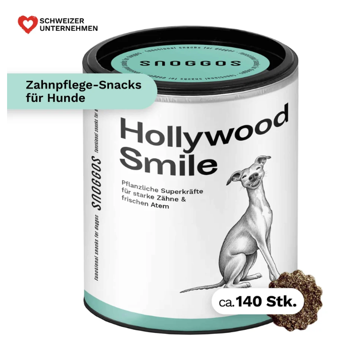 SNOGGOS Hollywood Smile Zahnpflege Snacks für Hunde 230g