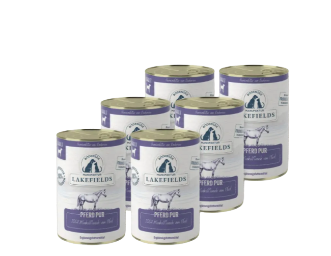 Lakefields Pferd PUR 6x400g
